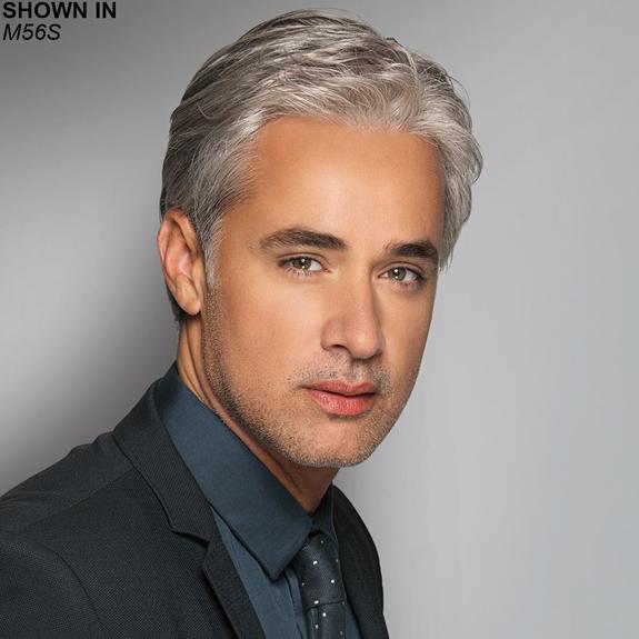 A man with grey hair and wearing a suit.